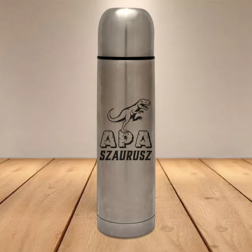 Humoros ajándék apáknak_Apaszaurusz termosz_