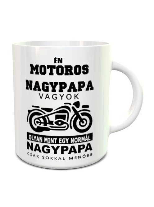 Bögre nagypapának_Menő motoros nagypapa