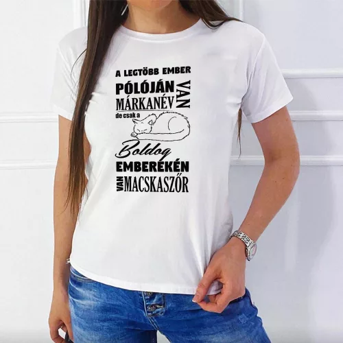Ajándék_cicásoknak_Női_póló_macska_gazdinak_