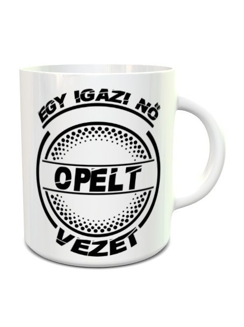 Opel bögre_Igazi nő opelt vezet