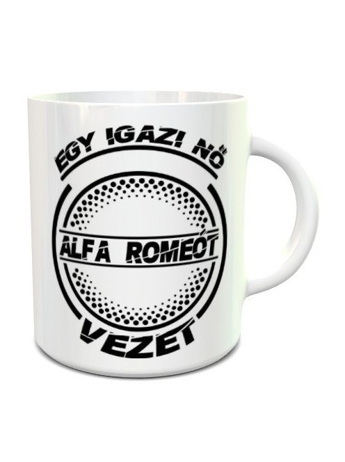 Alfa romeos bögre_Igazi nő alfát vezet