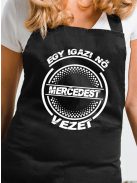 Mercedes kötény_Igazi nő mercit vezet