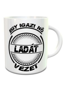 Ladás bögre_Igazi nő Ladát vezet