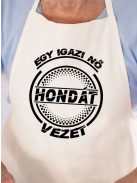 Hondás kötény_Igazi nő Hondát vezet