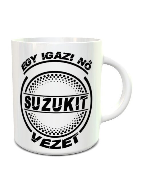 Suzukis bögre_Igazi nő Suzukit vezet