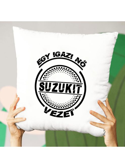 Suzukis párna_Igazi nő Suzukit vezet