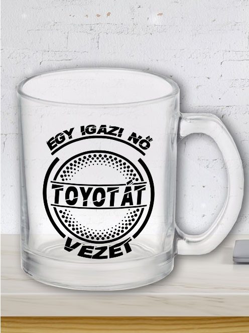 Toyota bögre - Egy igazi nő Toyotát vezet