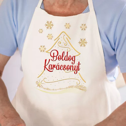 Karácsonyi_ajándék_Boldog_karácsonyt_kötény_