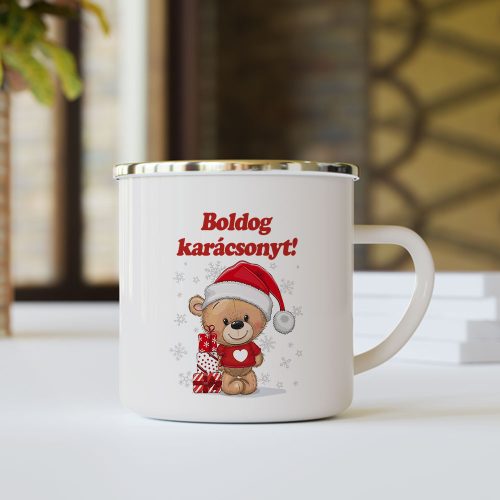 Karácsonyi_ajándék_Cuki_macis_bögre_