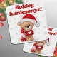 Karácsonyi_ajándék_Cuki_macis_hűtőmágnes_