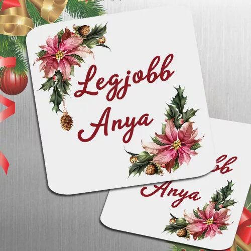 Karácsonyi_ajándék_Legjobb_anya_nagy_hűtőmágnes