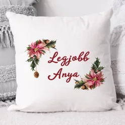 Karácsonyi_ajándék_Legjobb_anya_párna_