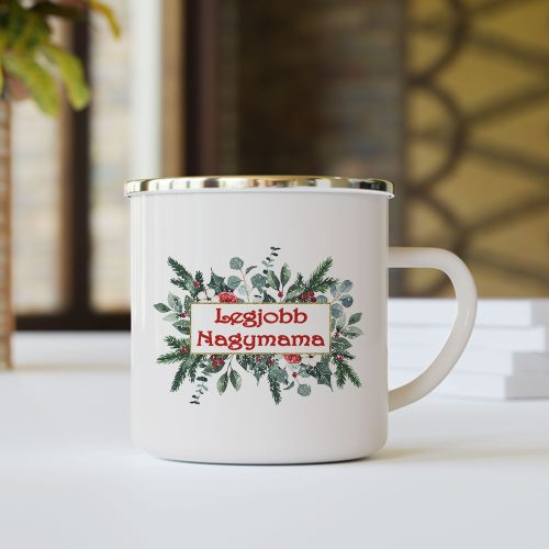 Karácsonyi_ajándék_Legjobb_nagymama_bögre_