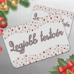 Karácsonyi_hűtőmágnes_Legjobb_testvér_