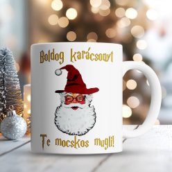 Vicces_karácsonyi_bögre_Mocskos_mugli_