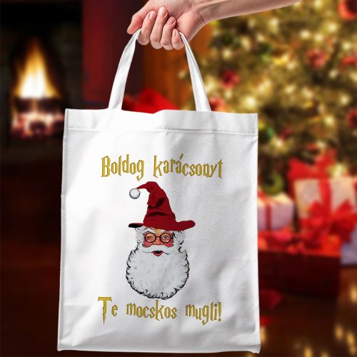Vicces_karácsonyi_táska_Mocskos_mugli_