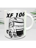 Ajándék kamionosoknak_Daf XF 106 bögre_