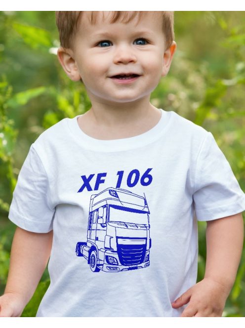 Ajándék kamionosnak_Daf XF 106 gyerek póló 