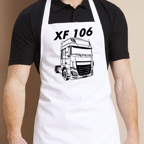 Ajándék_kamionosoknak_Daf_XF_106_kötény_