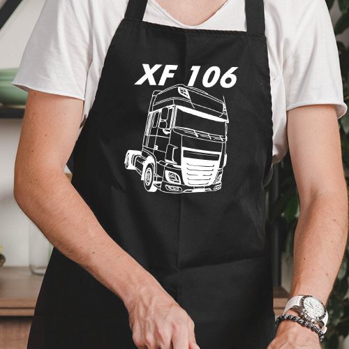 Ajándék_kamionosoknak_Daf_XF_106_kötény_