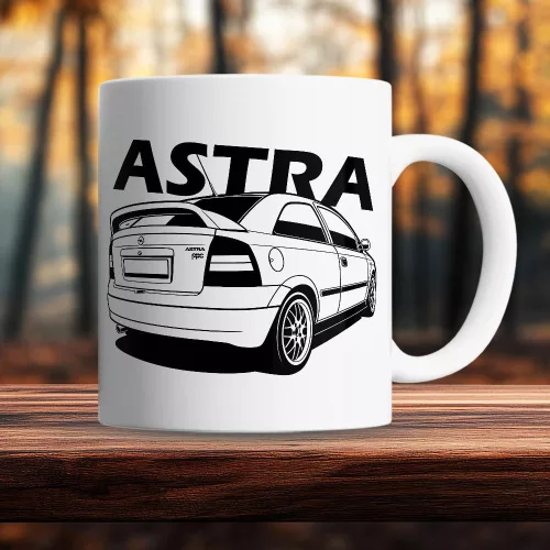 Autós_ajándék_Opel_Astra_OPC_bögre_