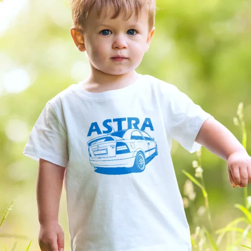 Autós_ajándék_Opel_Astra_OPC_gyerek_póló_