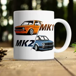 Autós_meglepetés_Volkswagen_Mk1_Mk2_bögre_