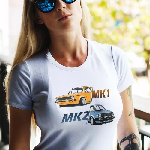 Autós_meglepetés_Volkswagen_Mk1_Mk2_női_póló