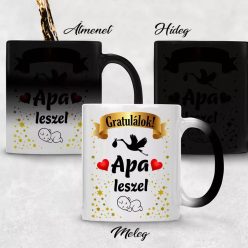 Ajándék_apáknak_Apa_leszel_mágikus_bögre_