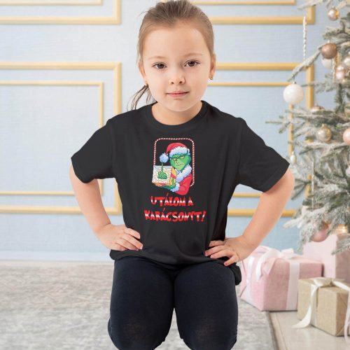 Karácsonyi_ajándék_Utálom_a_karácsonyt_gyerek_póló_