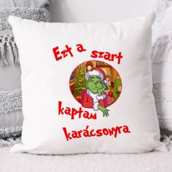 Humoros_karácsonyi_ajándék_Ezt_a_szart_kaptam_párna_