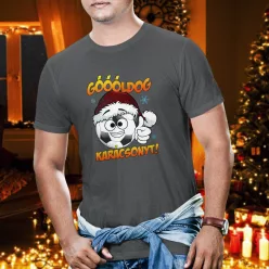 Focis_karácsonyi_póló_Góldog_karácsonyt_