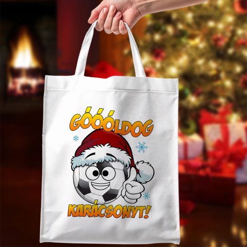Focis_karácsonyi_táska_Góldog_karácsonyt_