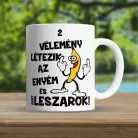 Vicces_ajándék_Két_vélemény_létezik_bögre_