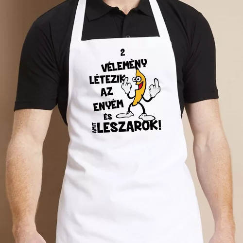 Vicces_ajándék_Két_vélemény_létezik_kötény_