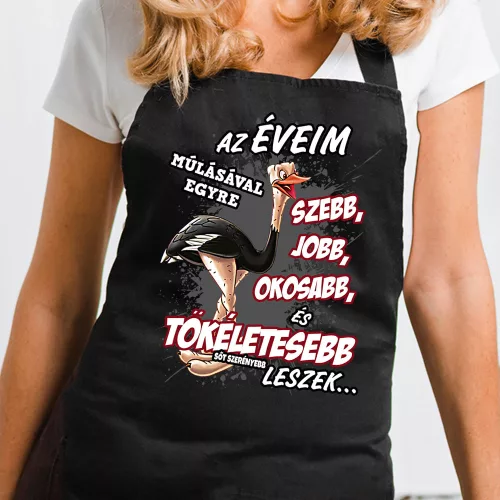 Humoros_születésnapi_kötény_Éveim_múlásával_