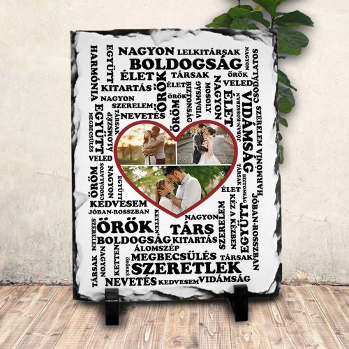 Valentin_napi_ajándék_Fényképes_kőlap_szavakkal