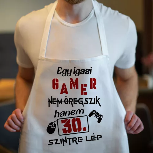 Születésnapi_kötény_gamernek_Szintet_lép_