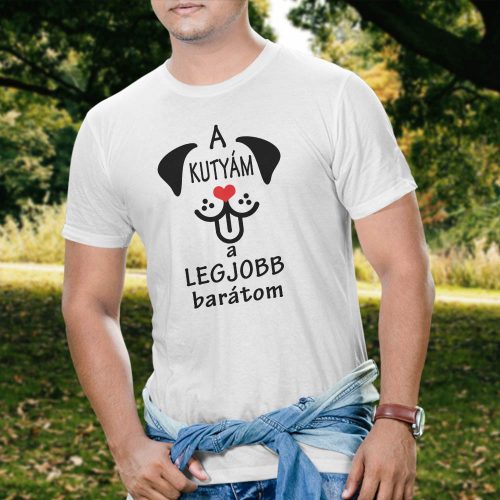 Kutyás_ajándék_A_legjobb_barátom_póló_