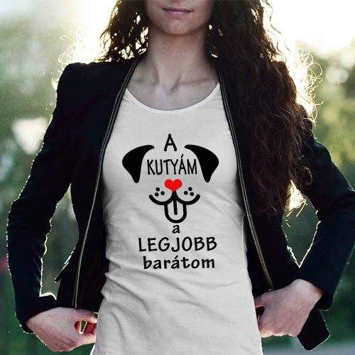 Kutyás_ajándék_A_legjobb_barátom_női_póló_