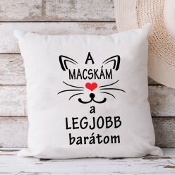Macskás_ajándék_Legjobb_barátom_párna_