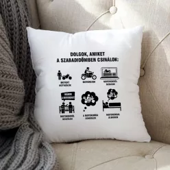 Vicces_motoros_párna_Motorosok_szabadideje_