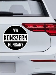 Autós matrica_Matrica VW Konszern Hungary logó 