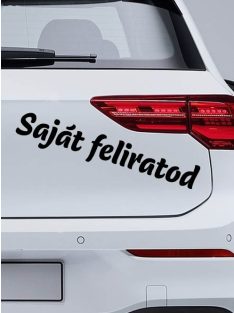 Autós matrica_Matrica saját felirattal_ Webshop