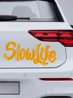 Autós_matrica_Matrica_Slow_Life__Webshop