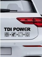 Matrica TDI Power logóval  