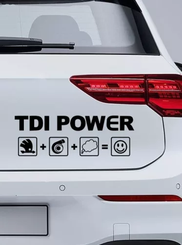 Autós_matrica_Matrica_TDI_Power_logóval__Webshop