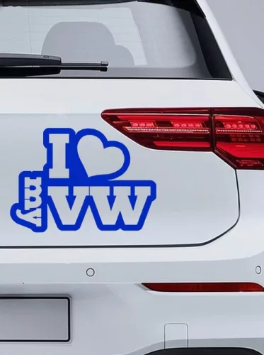 Autós_matrica_Matrica_I_Love_My_VW__Webshop