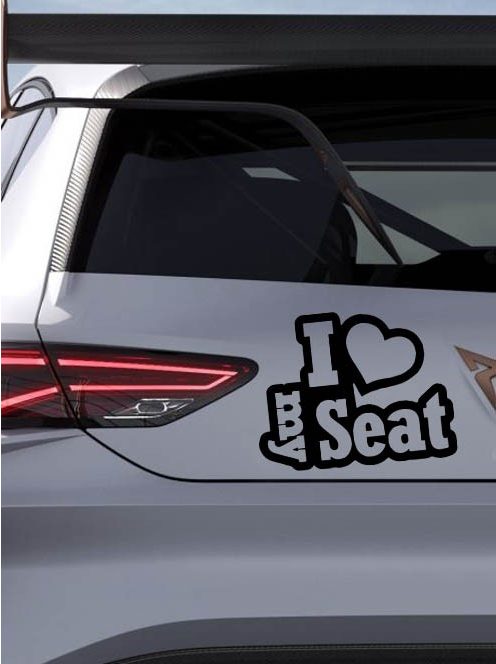 Autós matrica_Matrica I Love My Seat_ Webshop