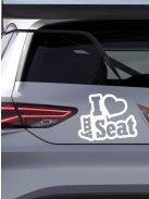 Autós matrica_Matrica I Love My Seat_ Webshop